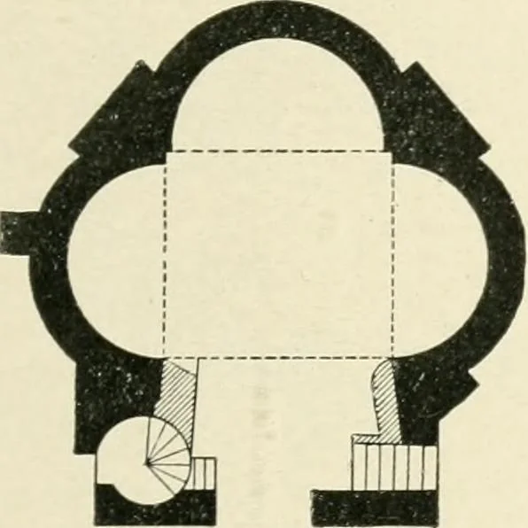 An illustration from A history of architecture in Italy from the time of Constantine to the dawn of the renaissance, 1901, leaf 40