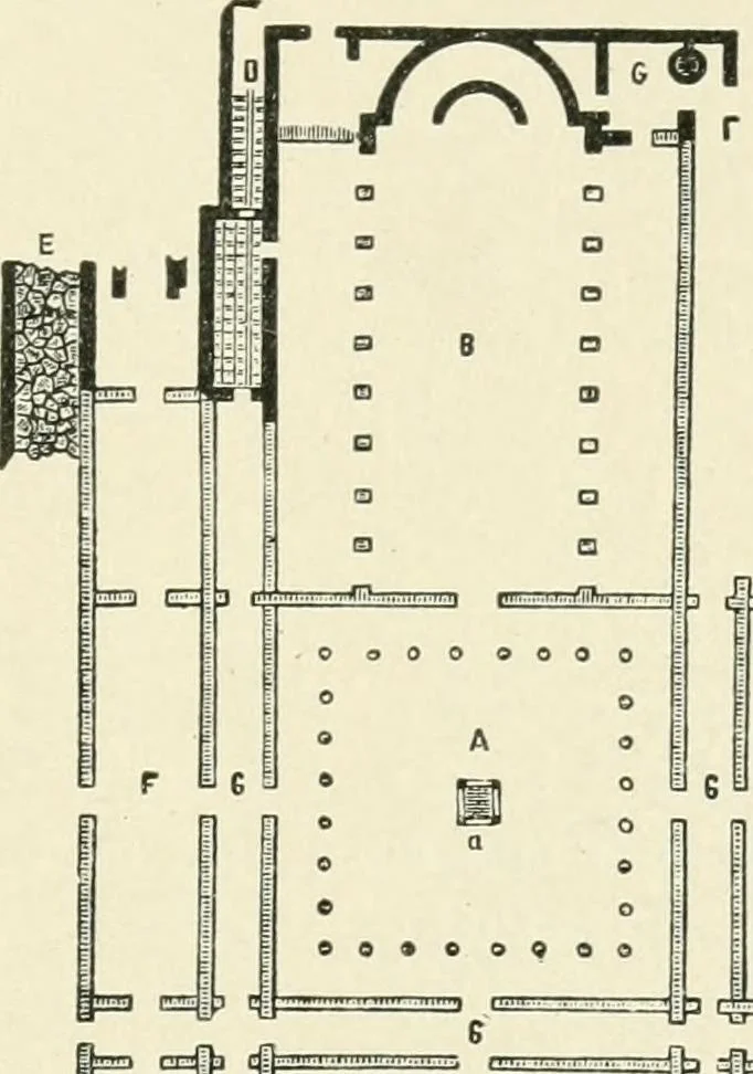 An illustration from A history of architecture in Italy from the time of Constantine to the dawn of the renaissance, 1901, leaf 46