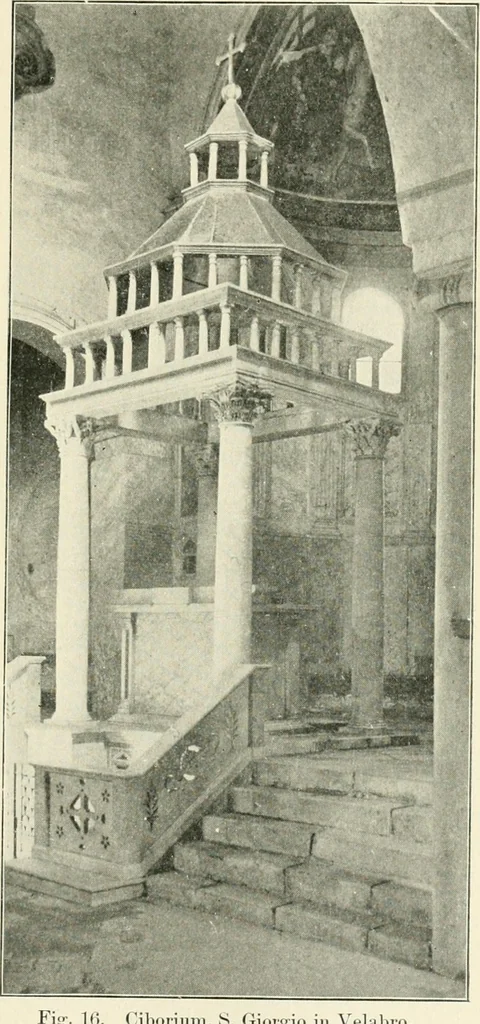 An illustration from A history of architecture in Italy from the time of Constantine to the dawn of the renaissance, 1901, leaf 48