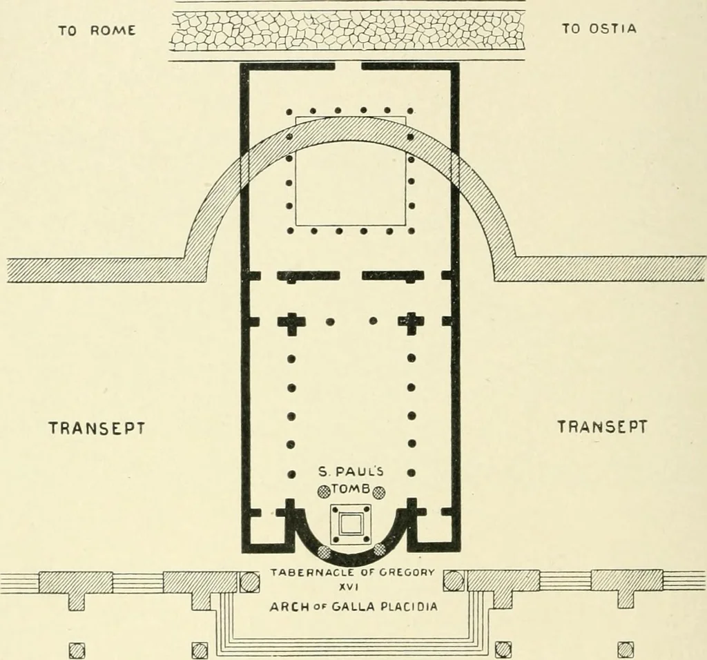 An illustration from A history of architecture in Italy from the time of Constantine to the dawn of the renaissance, 1901, leaf 57