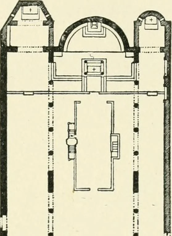 An illustration from A history of architecture in Italy from the time of Constantine to the dawn of the renaissance, 1901, leaf 72