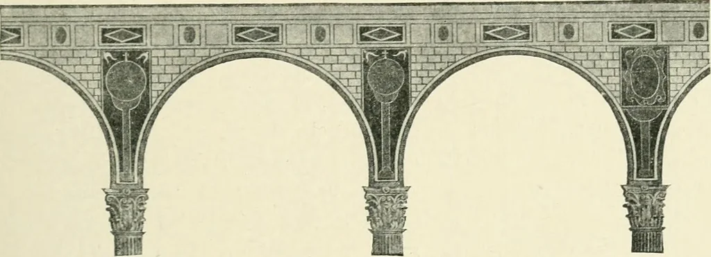 An illustration from A history of architecture in Italy from the time of Constantine to the dawn of the renaissance, 1901, leaf 78