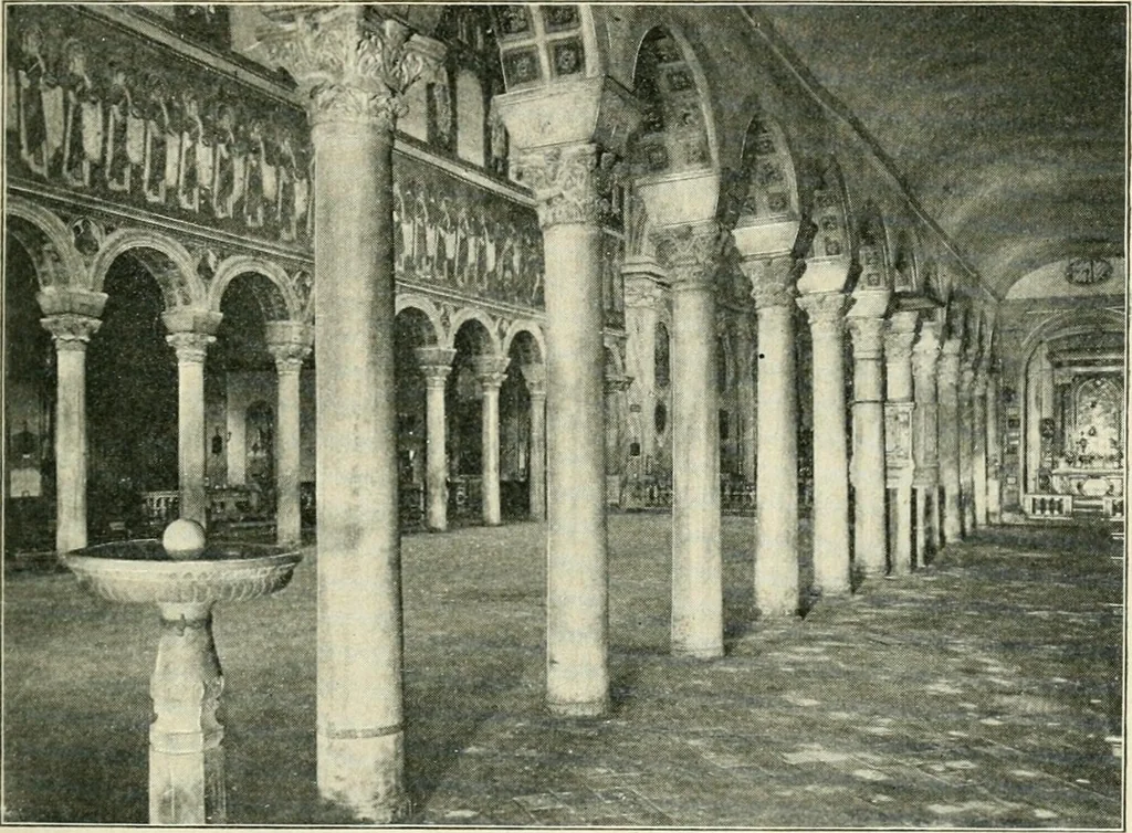 An illustration from A history of architecture in Italy from the time of Constantine to the dawn of the renaissance, 1901, leaf 88