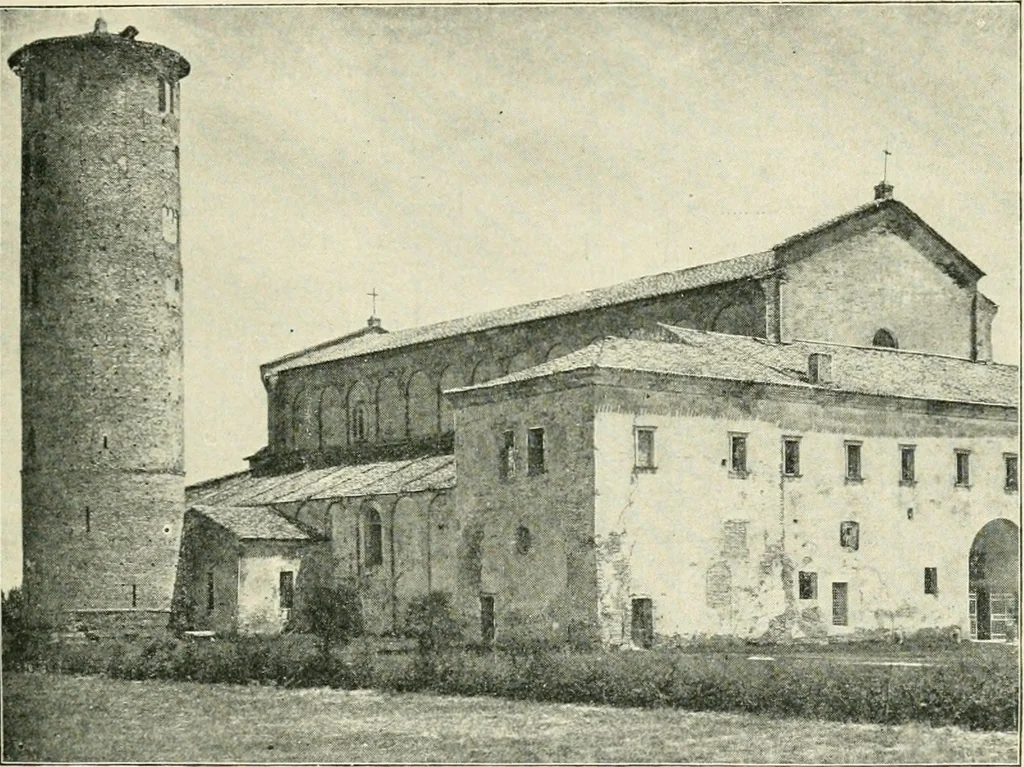 An illustration from A history of architecture in Italy from the time of Constantine to the dawn of the renaissance, 1901, leaf 90