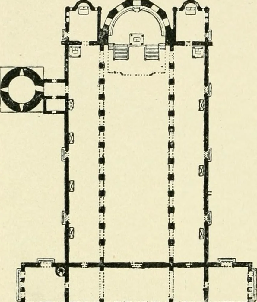 An illustration from A history of architecture in Italy from the time of Constantine to the dawn of the renaissance, 1901, leaf 91