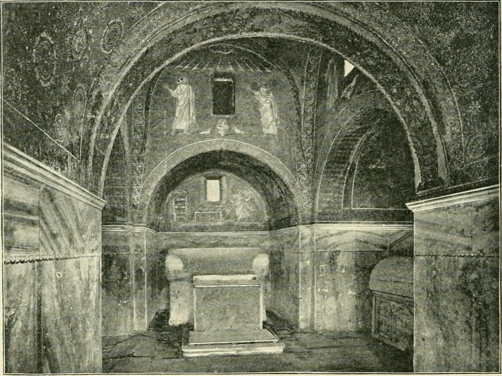 An illustration from A history of architecture in Italy from the time of Constantine to the dawn of the renaissance, 1901, leaf 93