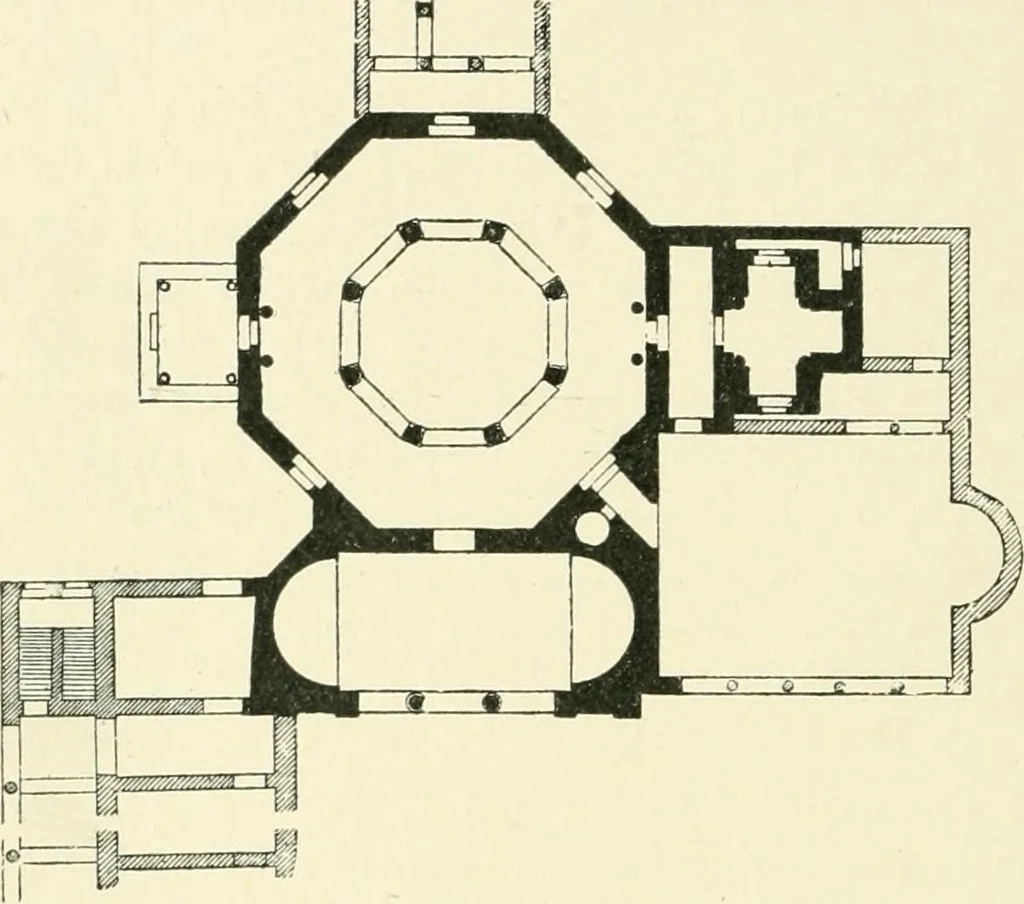 An illustration from A history of architecture in Italy from the time of Constantine to the dawn of the renaissance, 1901, leaf 99