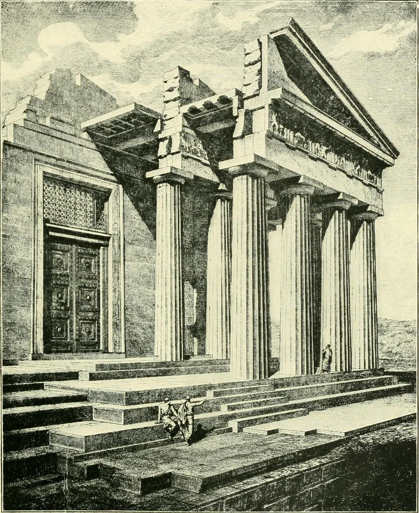 An illustration from A history of architectural development .., 1905, leaf 103