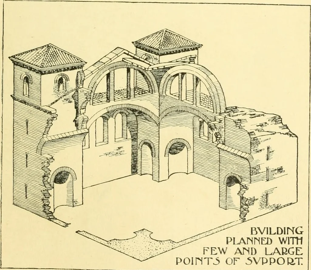 An illustration from A history of architectural development .., 1905, leaf 155