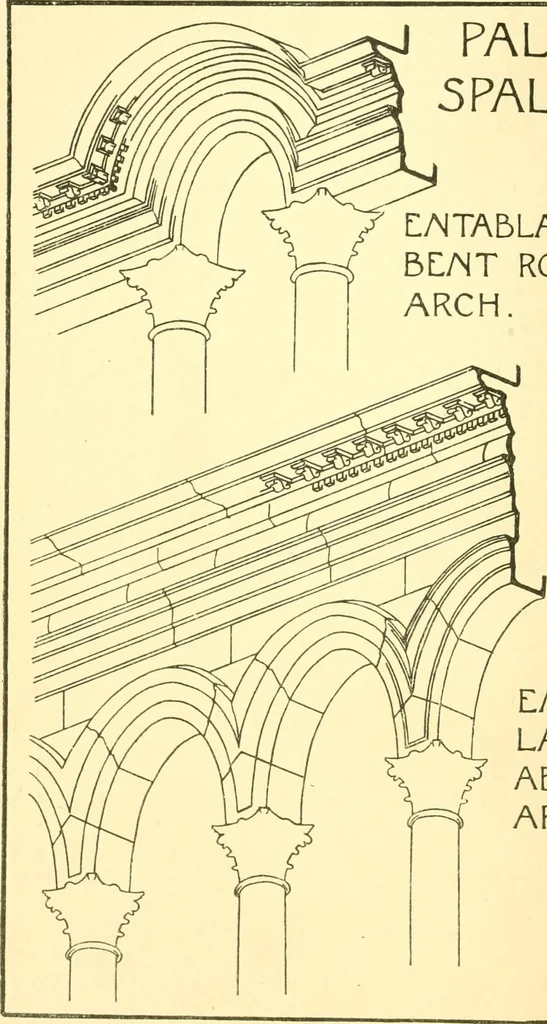 An illustration from A history of architectural development .., 1905, leaf 156
