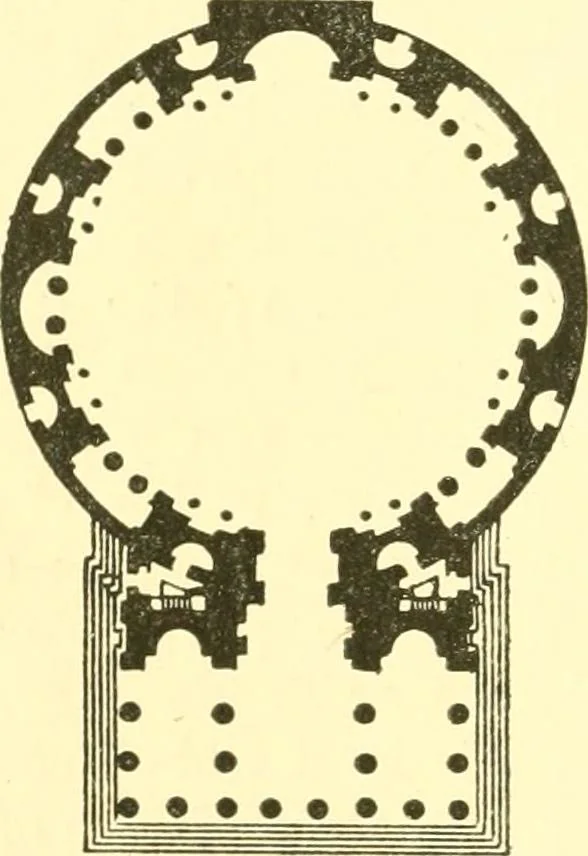 An illustration from A history of architectural development .., 1905, leaf 184
