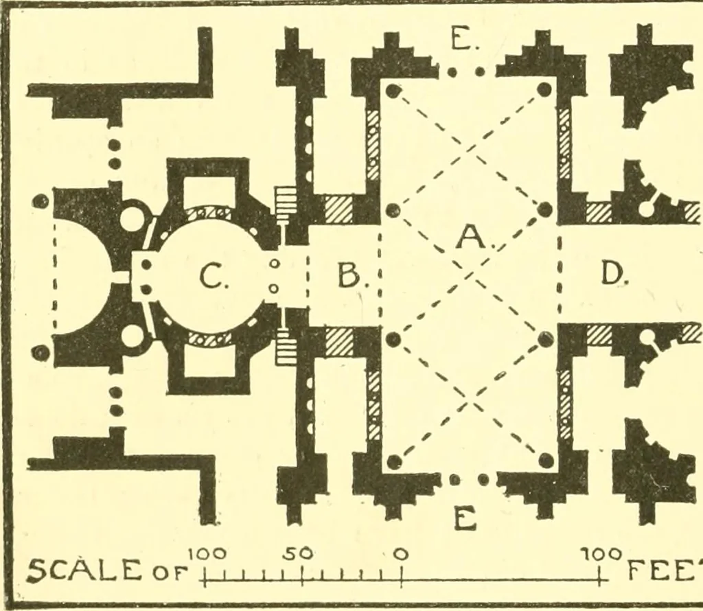 An illustration from A history of architectural development .., 1905, leaf 192