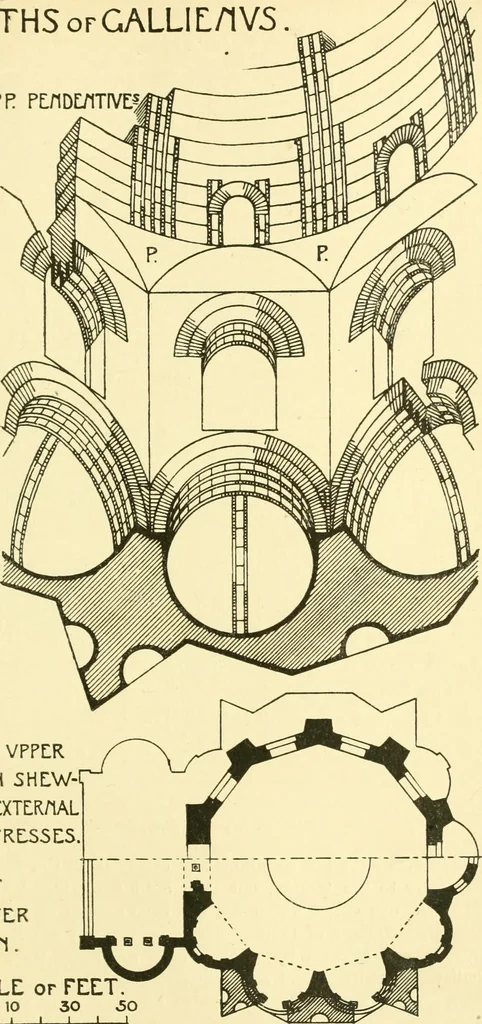 An illustration from A history of architectural development .., 1905, leaf 193