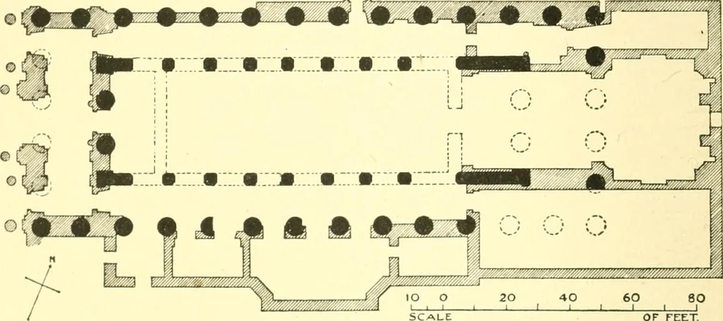 An illustration from A history of architectural development .., 1905, leaf 222