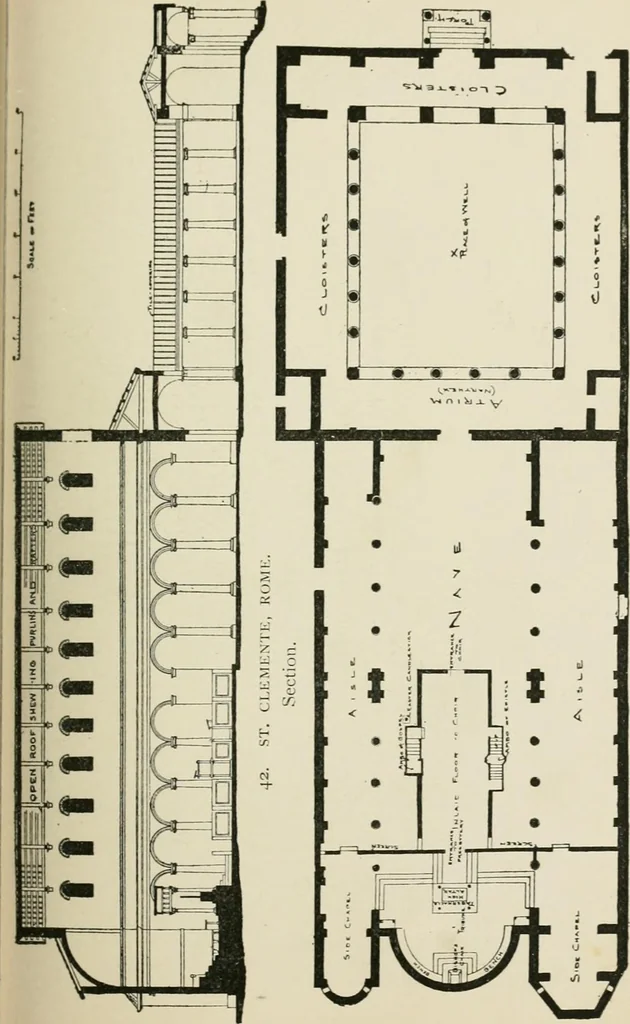 An illustration from A history of architecture for the student, craftsman, and amateur : being a comparative view of the historical styles from the earliest period, 1896, leaf 122