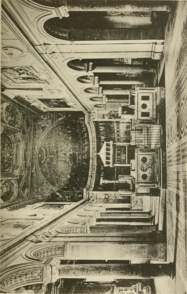 An illustration from A history of architecture for the student, craftsman, and amateur : being a comparative view of the historical styles from the earliest period, 1896, leaf 124