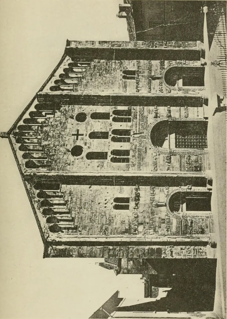 An illustration from A history of architecture for the student, craftsman, and amateur : being a comparative view of the historical styles from the earliest period, 1896, leaf 154