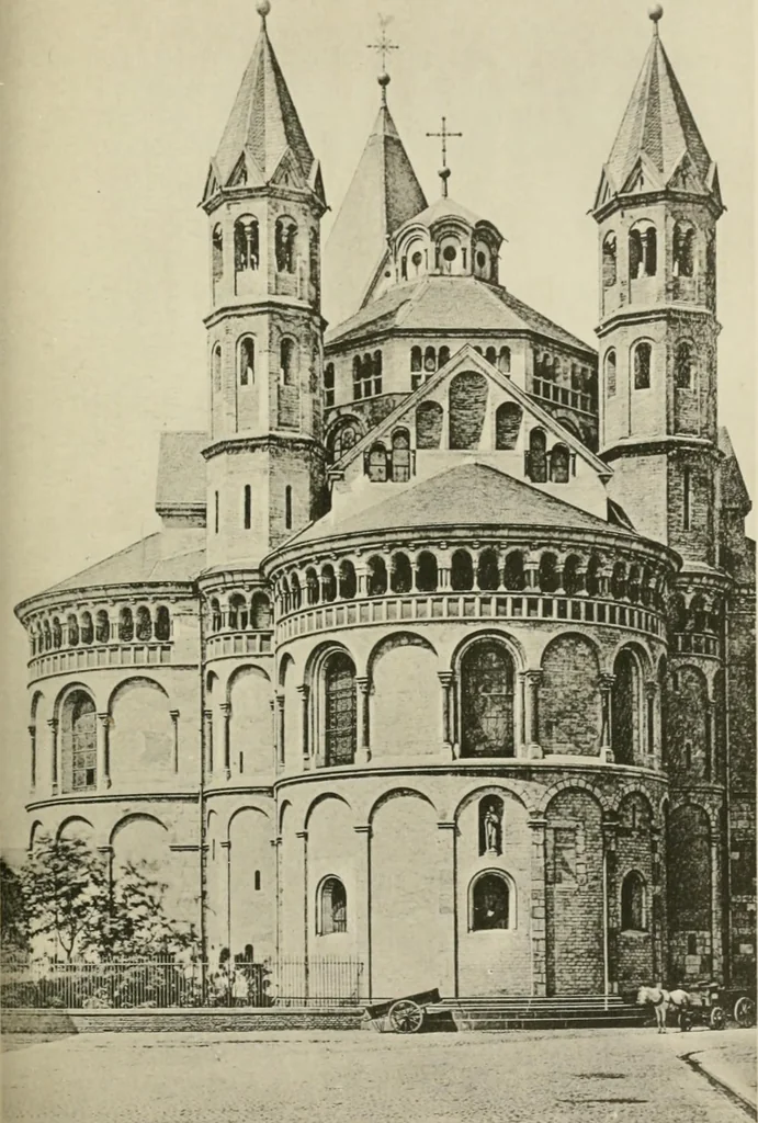 An illustration from A history of architecture for the student, craftsman, and amateur : being a comparative view of the historical styles from the earliest period, 1896, leaf 188