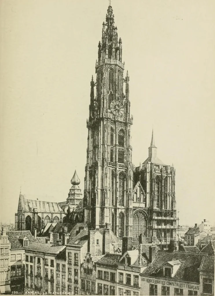 An illustration from A history of architecture for the student, craftsman, and amateur : being a comparative view of the historical styles from the earliest period, 1896, leaf 192