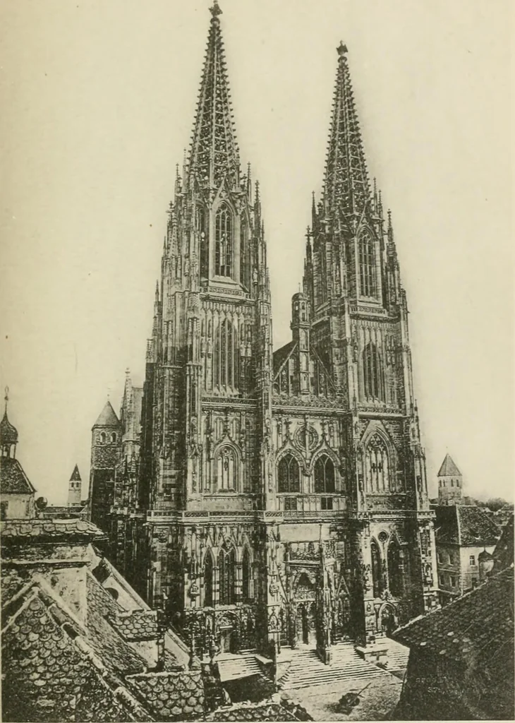 An illustration from A history of architecture for the student, craftsman, and amateur : being a comparative view of the historical styles from the earliest period, 1896, leaf 204