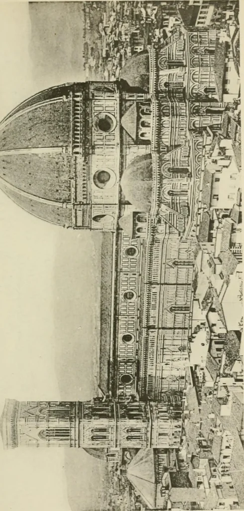 An illustration from A history of architecture for the student, craftsman, and amateur : being a comparative view of the historical styles from the earliest period, 1896, leaf 218
