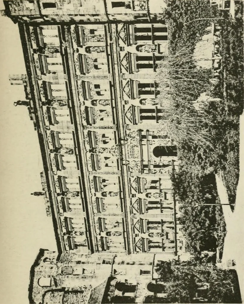 An illustration from A history of architecture for the student, craftsman, and amateur : being a comparative view of the historical styles from the earliest period, 1896, leaf 314