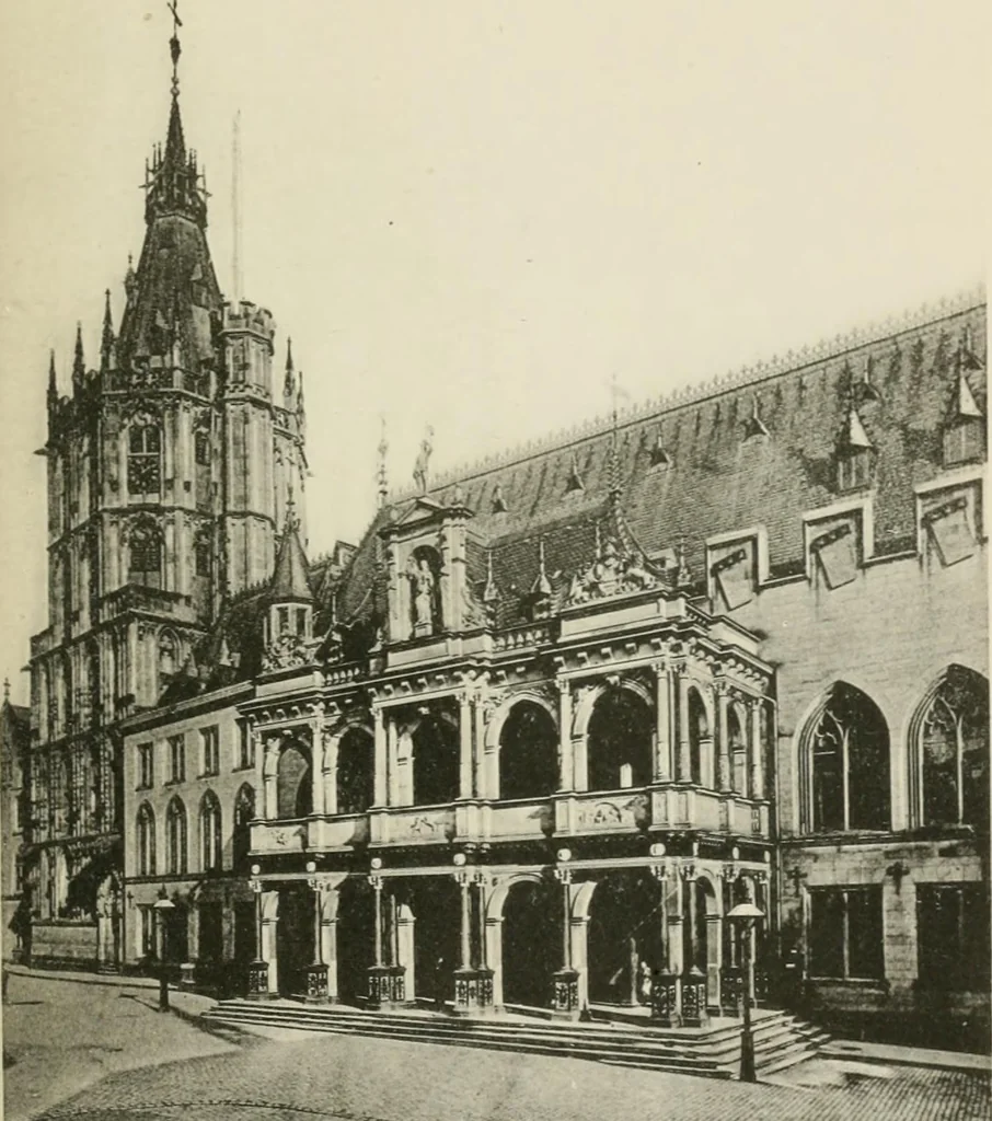 An illustration from A history of architecture for the student, craftsman, and amateur : being a comparative view of the historical styles from the earliest period, 1896, leaf 318