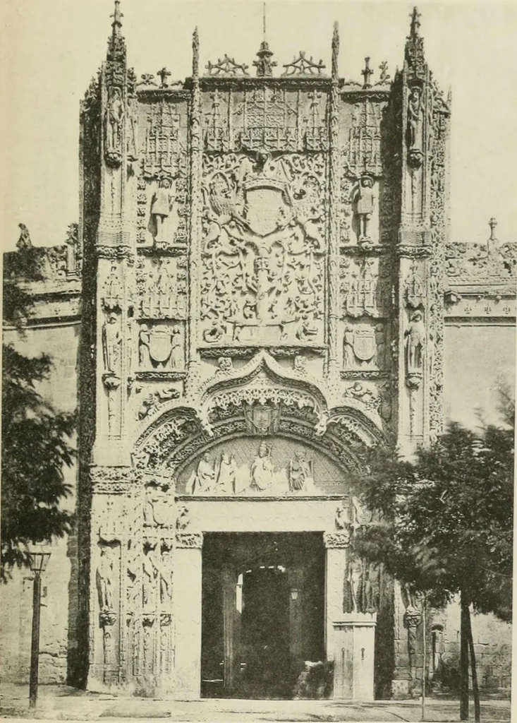 An illustration from A history of architecture for the student, craftsman, and amateur : being a comparative view of the historical styles from the earliest period, 1896, leaf 332