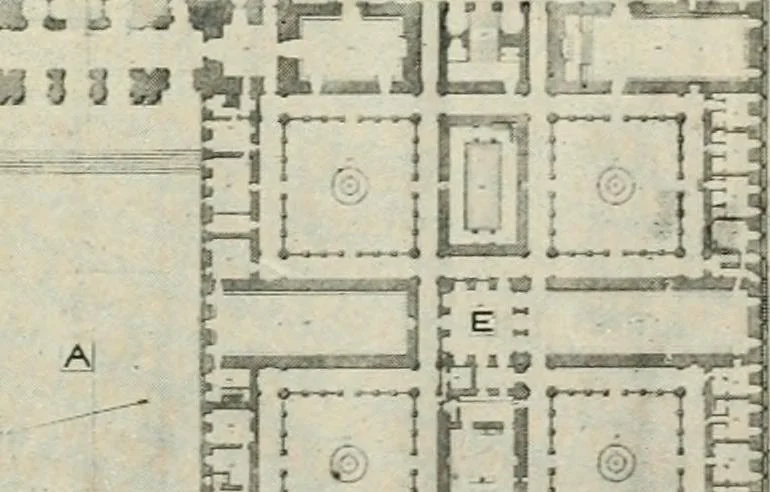 An illustration from A history of architecture for the student, craftsman, and amateur : being a comparative view of the historical styles from the earliest period, 1896, leaf 340