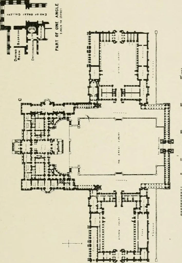 An illustration from A history of architecture for the student, craftsman, and amateur : being a comparative view of the historical styles from the earliest period, 1896, leaf 342