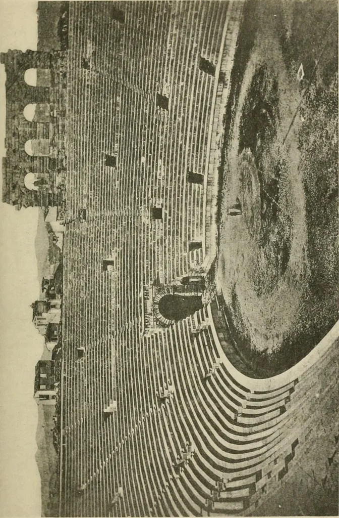 An illustration from A history of architecture for the student, craftsman, and amateur : being a comparative view of the historical styles from the earliest period, 1896, leaf 98