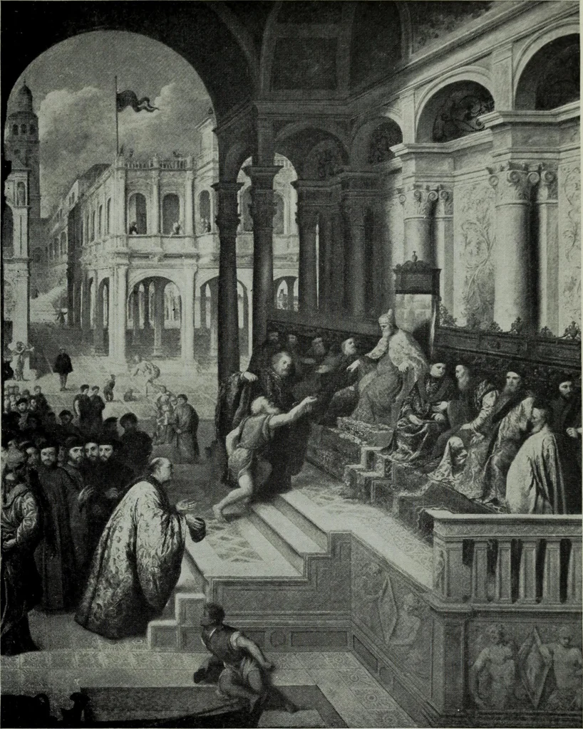 An illustration from A History of art, 1922, leaf 128