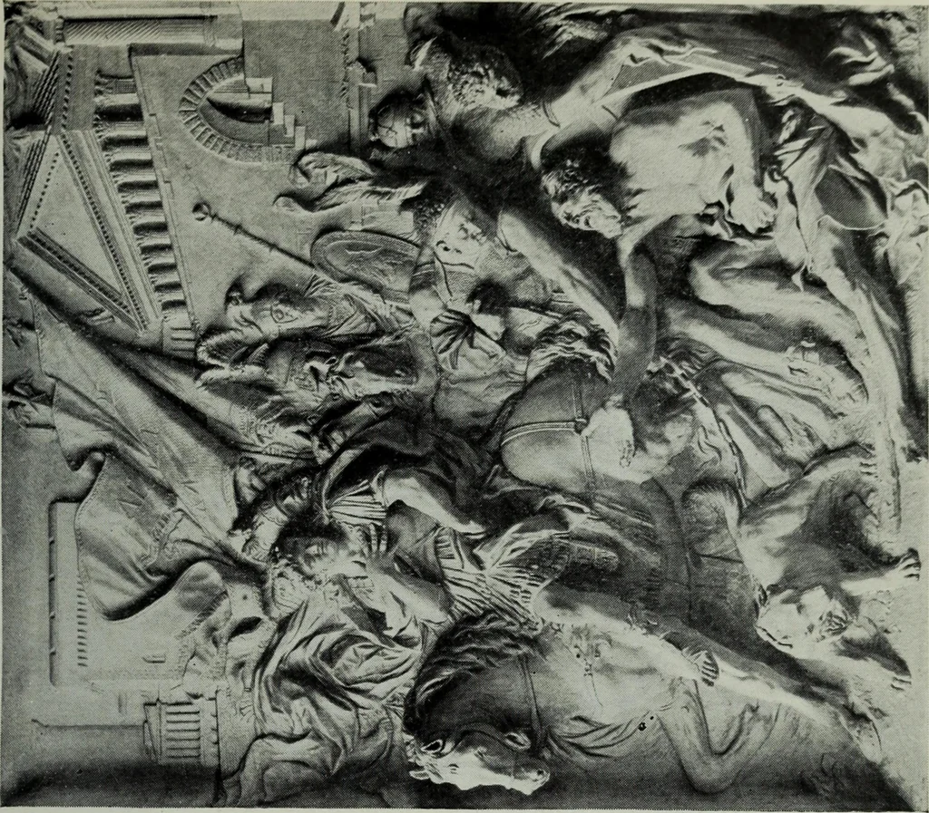 An illustration from A History of art, 1922, leaf 404