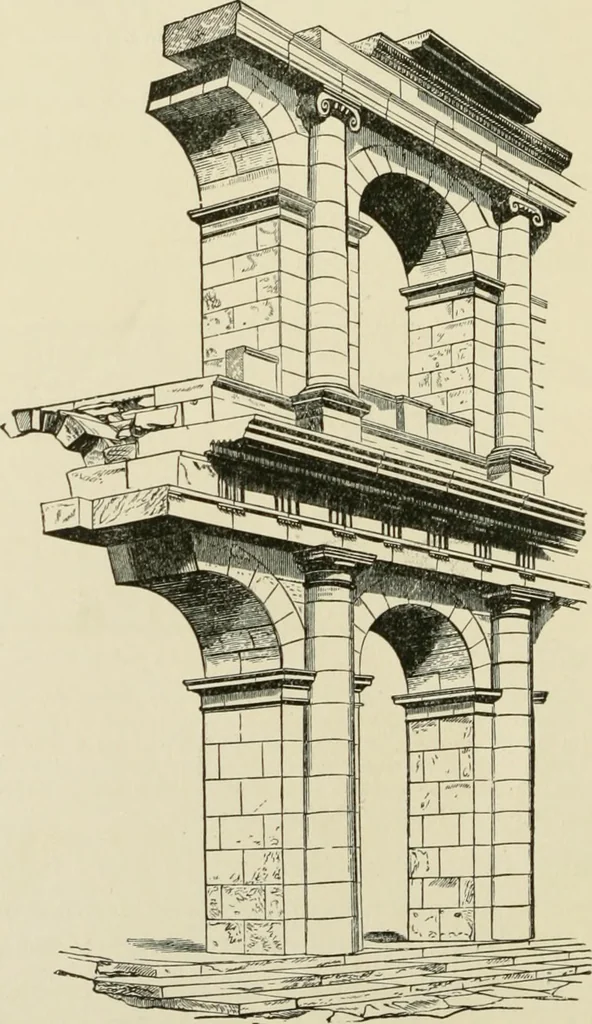 An illustration from A history of art for classes, art-students, and tourists in Europe, 1889, leaf 105