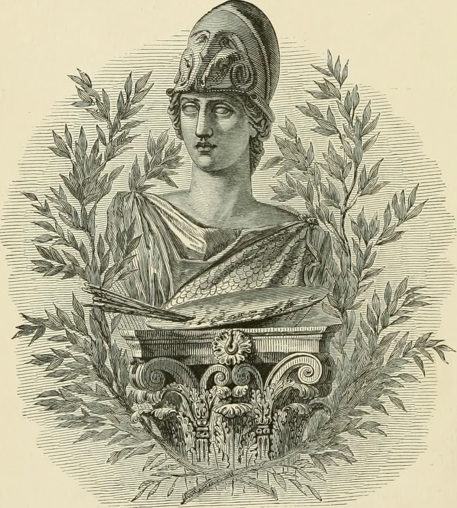 An illustration from A history of art for classes, art-students, and tourists in Europe, 1889, leaf 13