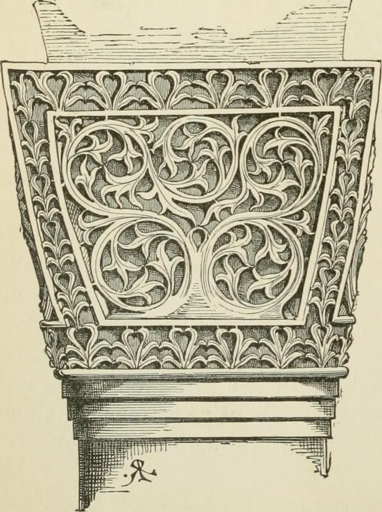 An illustration from A history of art for classes, art-students, and tourists in Europe, 1889, leaf 135