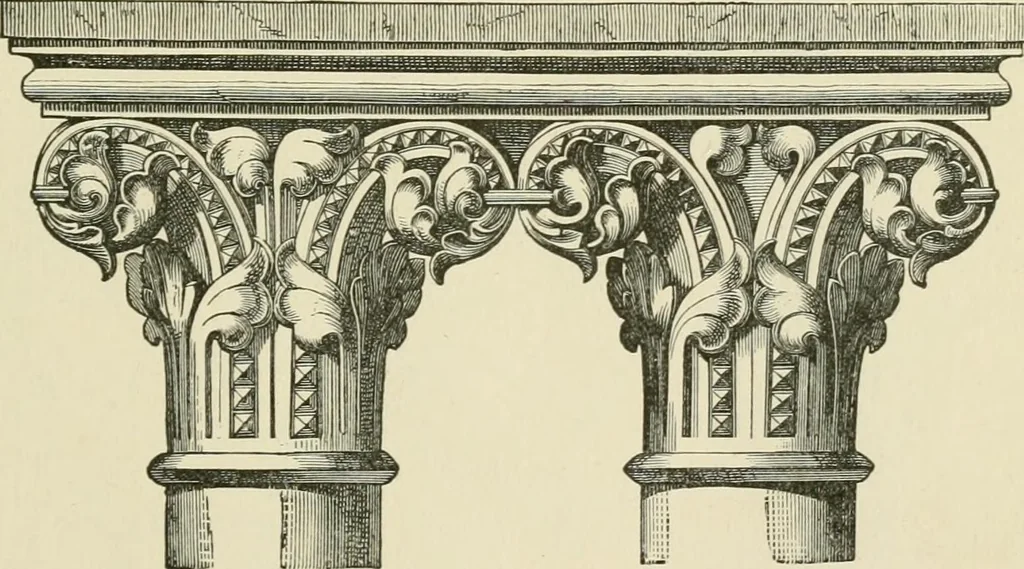 An illustration from A history of art for classes, art-students, and tourists in Europe, 1889, leaf 138