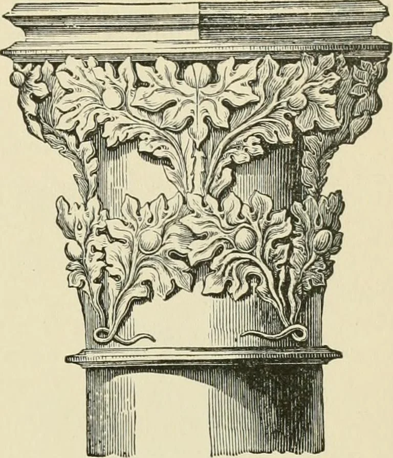 An illustration from A history of art for classes, art-students, and tourists in Europe, 1889, leaf 140