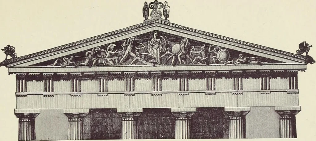 An illustration from A history of art for classes, art-students, and tourists in Europe, 1889, leaf 170