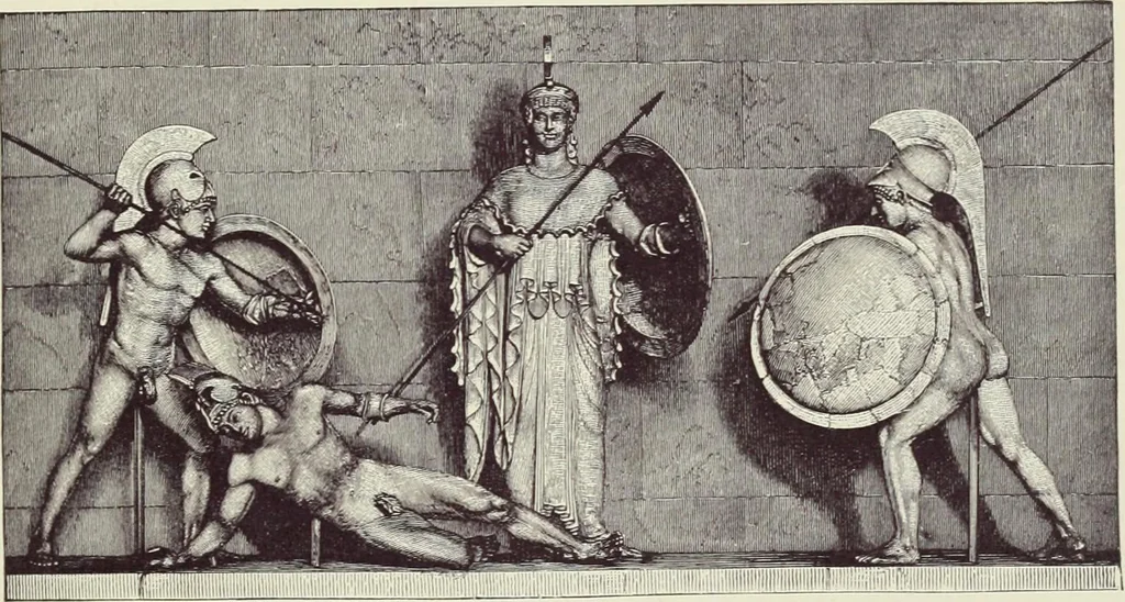 An illustration from A history of art for classes, art-students, and tourists in Europe, 1889, leaf 170