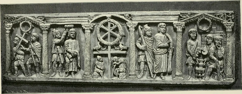 An illustration from A history of art for classes, art-students, and tourists in Europe, 1889, leaf 214