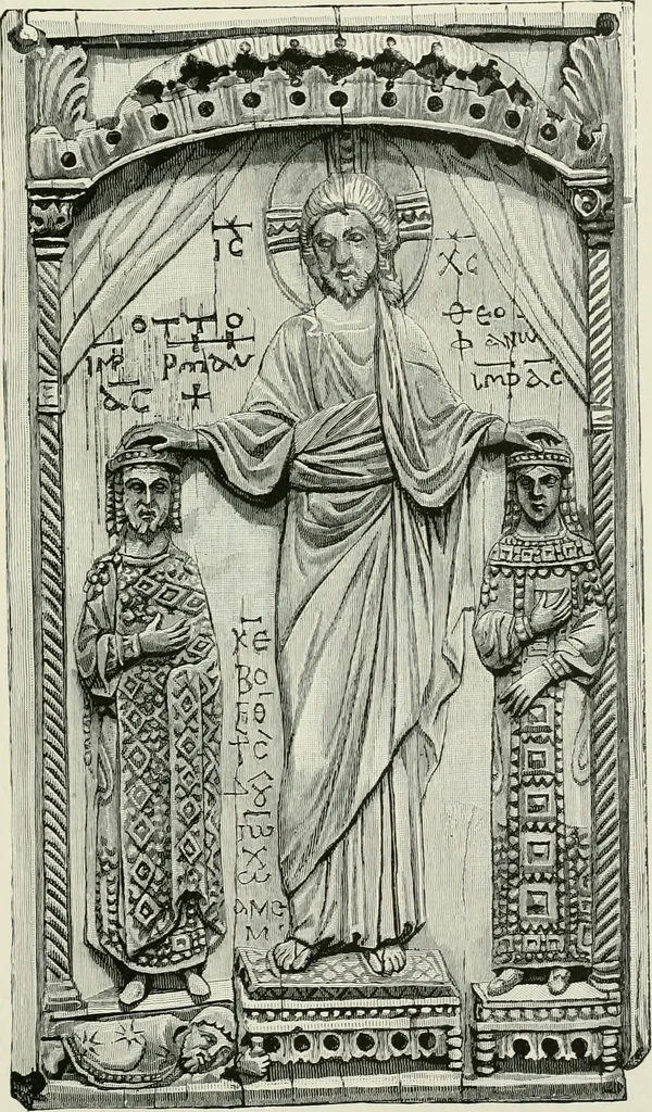 An illustration from A history of art for classes, art-students, and tourists in Europe, 1889, leaf 216