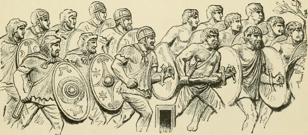 An illustration from A history of art for classes, art-students, and tourists in Europe, 1889, leaf 24