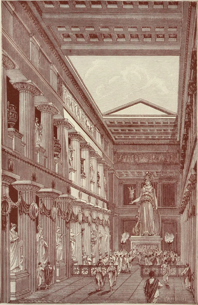 An illustration from A history of art for classes, art-students, and tourists in Europe, 1889, leaf 71