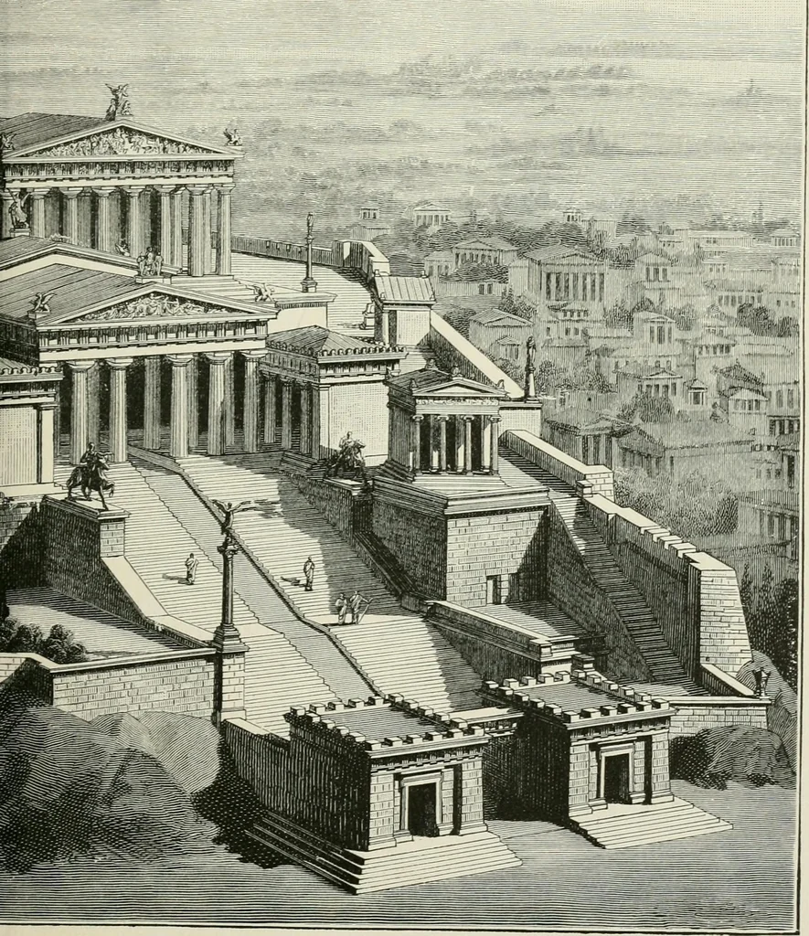 An illustration from A history of art for classes, art-students, and tourists in Europe, 1889, leaf 80