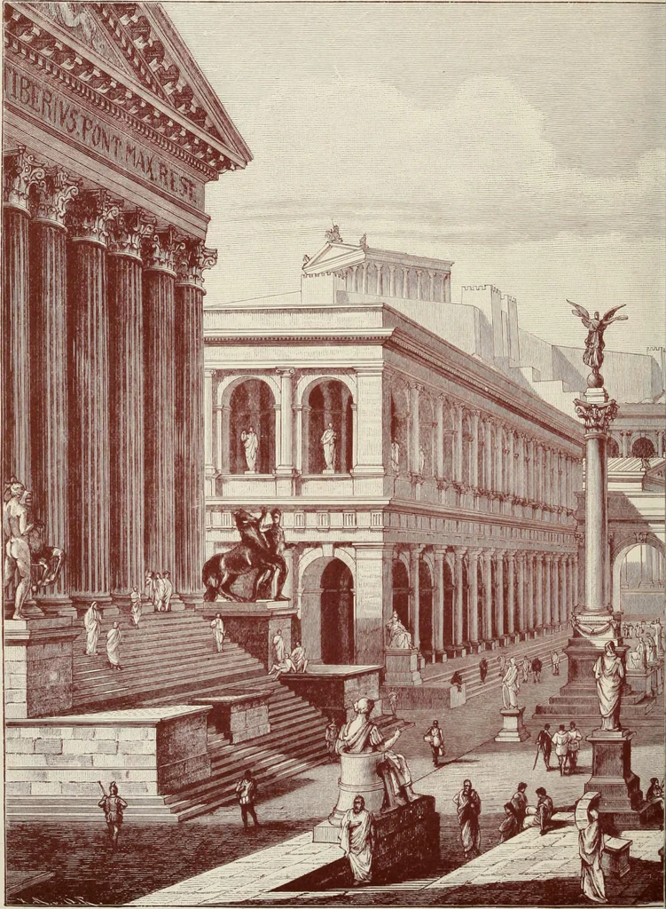 An illustration from A history of art for classes, art-students, and tourists in Europe, 1889, leaf 93