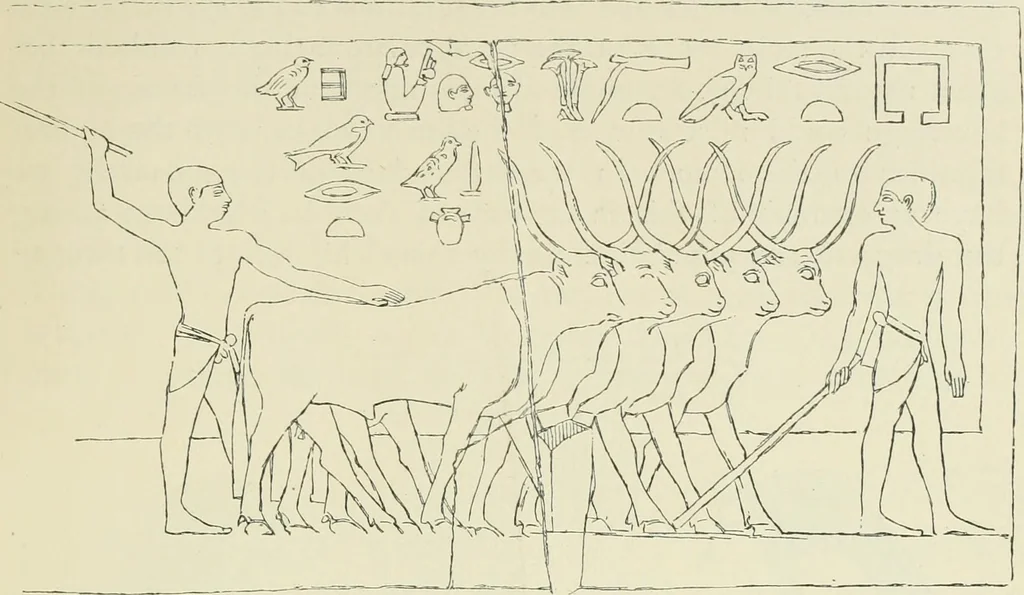 An illustration from A history of art in ancient Egypt, 1883, leaf 116