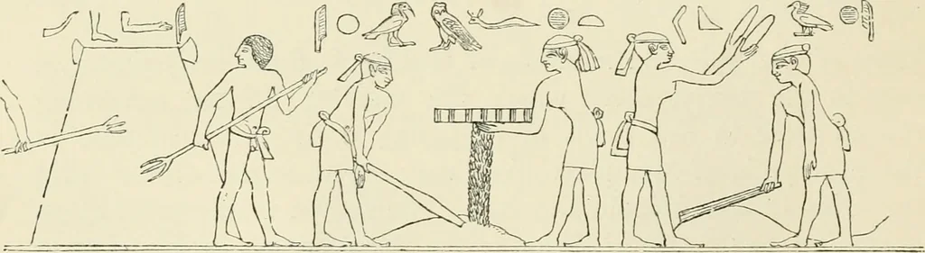 An illustration from A history of art in ancient Egypt, 1883, leaf 119