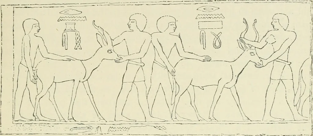 An illustration from A history of art in ancient Egypt, 1883, leaf 120