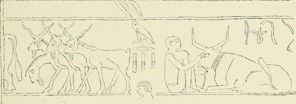 An illustration from A history of art in ancient Egypt, 1883, leaf 120